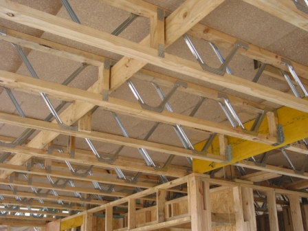 Open Web Floor Trusses with Strongback